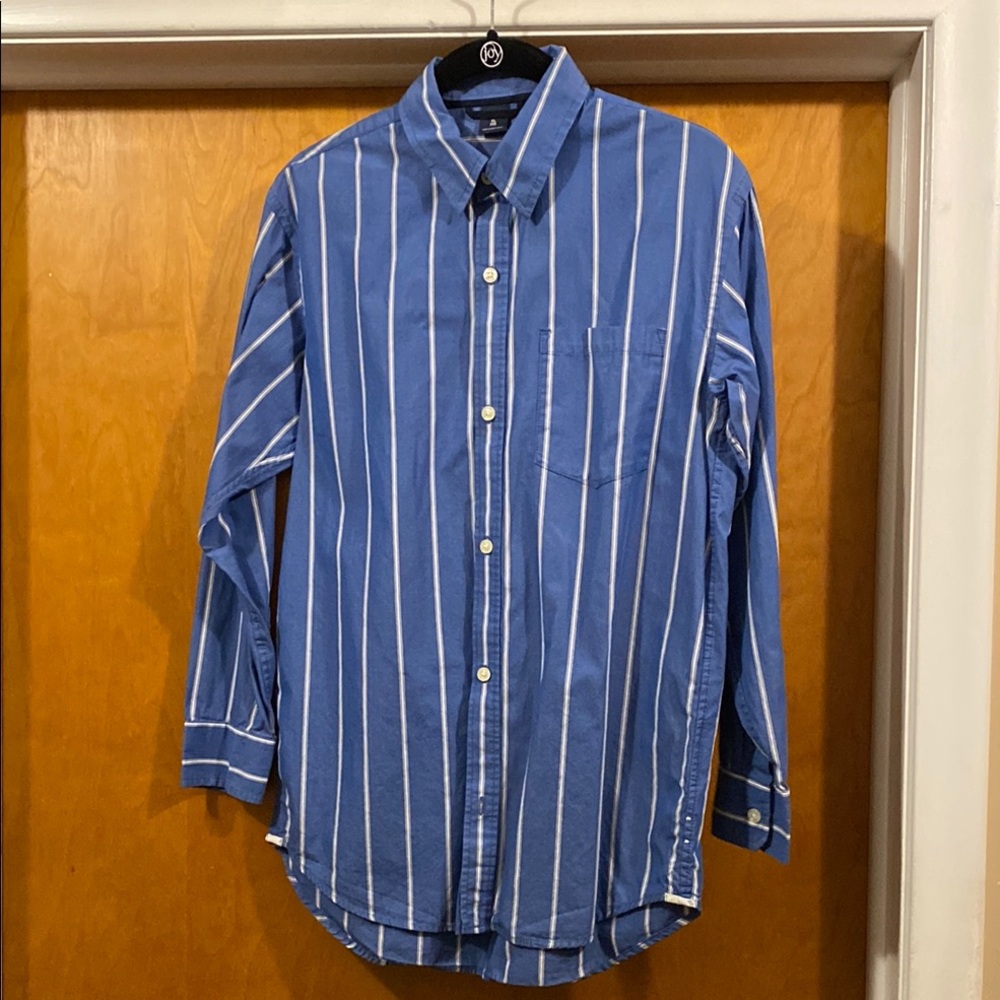Blue Striped Men's Shirt